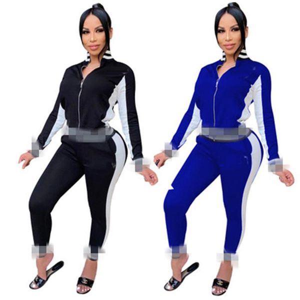 european and american tracksuits fashion women's letters digital printing casual two pieces set zipper jacket with pants sports suit, Gray
european and american tracksuits fashion women's letters digital printing casual two pieces set zipper jacket with pants sports suit, Gray