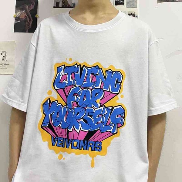2021 summer new hip hop short t-shirt men's high street fashion lovers half sleeve t-shirt women, White;black
2021 summer new hip hop short t-shirt men's high street fashion lovers half sleeve t-shirt women, White;black