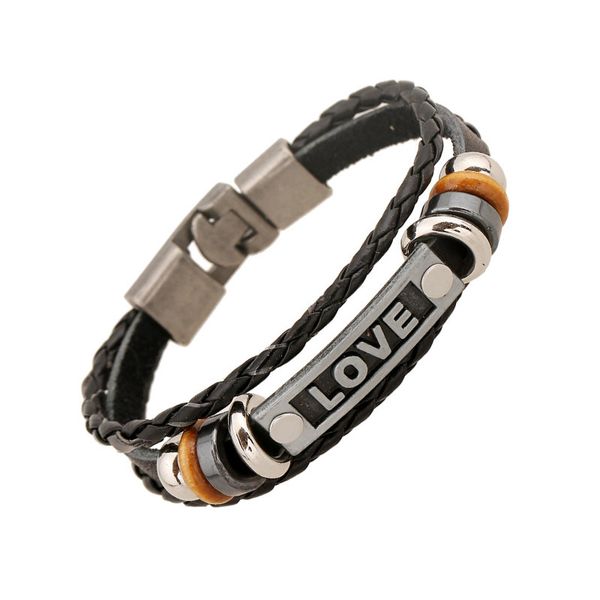 romantic three strands genuine leather bracelets love charm multi-elements braided good quality bangles wrist couple jewelry, Golden;silver
romantic three strands genuine leather bracelets love charm multi-elements braided good quality bangles wrist couple jewelry, Golden;silver
