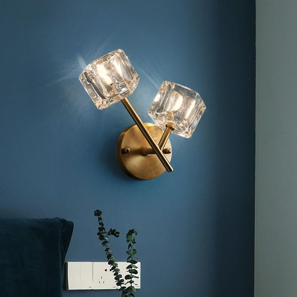 wall lamp modern led all copper bedroom corridor northern europe light luxury crystal bedside simple personality
wall lamp modern led all copper bedroom corridor northern europe light luxury crystal bedside simple personality