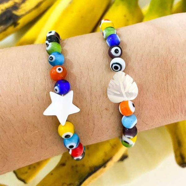 beaded, strands go2boho turkish evil eye bracelets shell star charms glass beaded bracelet for women ins fashion multicolor lucky jewelry, Black
beaded, strands go2boho turkish evil eye bracelets shell star charms glass beaded bracelet for women ins fashion multicolor lucky jewelry, Black