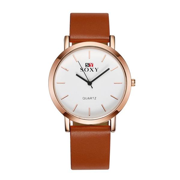 wristwatches 2021 sell brand soxy wrist watch luxury simple style men quartz watches fashion designer male montre homme, Slivery;brown
wristwatches 2021 sell brand soxy wrist watch luxury simple style men quartz watches fashion designer male montre homme, Slivery;brown