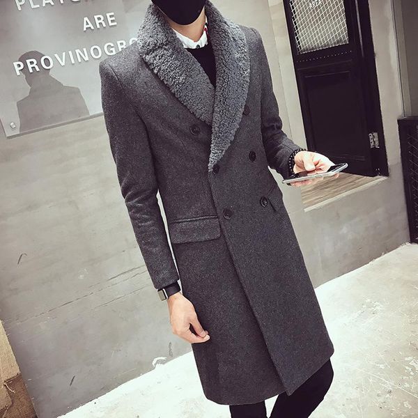 men's jackets winter long collars windbreaker coat of cultivate one's morality man cloth youth pure color sleeve, Black;brown
men's jackets winter long collars windbreaker coat of cultivate one's morality man cloth youth pure color sleeve, Black;brown