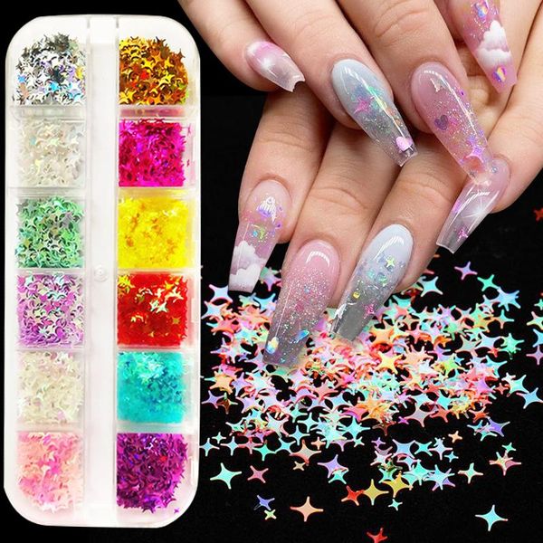 nail art decorations 12 grids glitter sequins irregular mixed flakes paillette tips round star chrome pigment diy decoration, Silver;gold
nail art decorations 12 grids glitter sequins irregular mixed flakes paillette tips round star chrome pigment diy decoration, Silver;gold