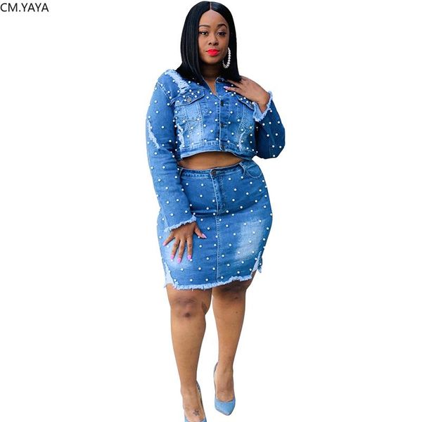 two piece dress autumn winter women set denim tracksuits long sleeve crop mini skirts suits pearls suit plus size xl-5xl gl19436, White
two piece dress autumn winter women set denim tracksuits long sleeve crop mini skirts suits pearls suit plus size xl-5xl gl19436, White