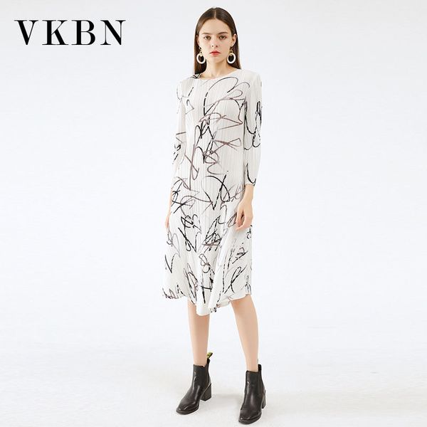 vkbn summer dress women party night long sleeve round collar geometric printing plus size clothing for women 210507, Black;gray
vkbn summer dress women party night long sleeve round collar geometric printing plus size clothing for women 210507, Black;gray