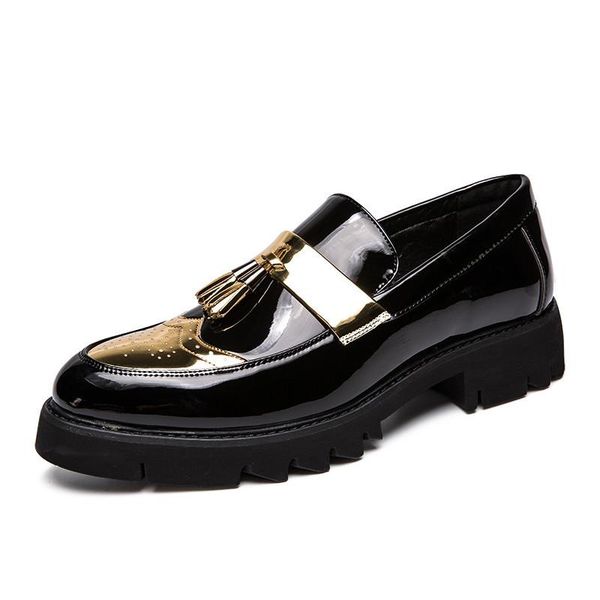 dress shoes jinandyu brand black golden patent leather formal men flat handmade wedding party loafers
dress shoes jinandyu brand black golden patent leather formal men flat handmade wedding party loafers