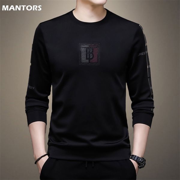 brand sweatshirt mens hip hop business long sleeve shirts streetwear casual fashion clothes men oversized korean 220315, Black
brand sweatshirt mens hip hop business long sleeve shirts streetwear casual fashion clothes men oversized korean 220315, Black