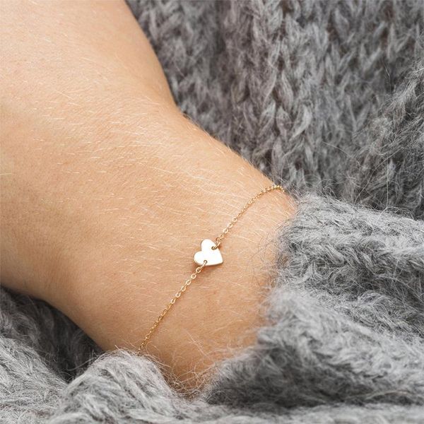 link, chain women's fashion love heart bracelet stainless steel gold-plated gift valentine's day jewelry, Black
link, chain women's fashion love heart bracelet stainless steel gold-plated gift valentine's day jewelry, Black