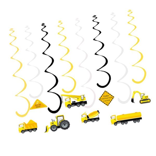 candle holders 16 pcs construction truck theme swirl hanging ornament dangling spirals pvc pendants party decoration for kids (b)
candle holders 16 pcs construction truck theme swirl hanging ornament dangling spirals pvc pendants party decoration for kids (b)