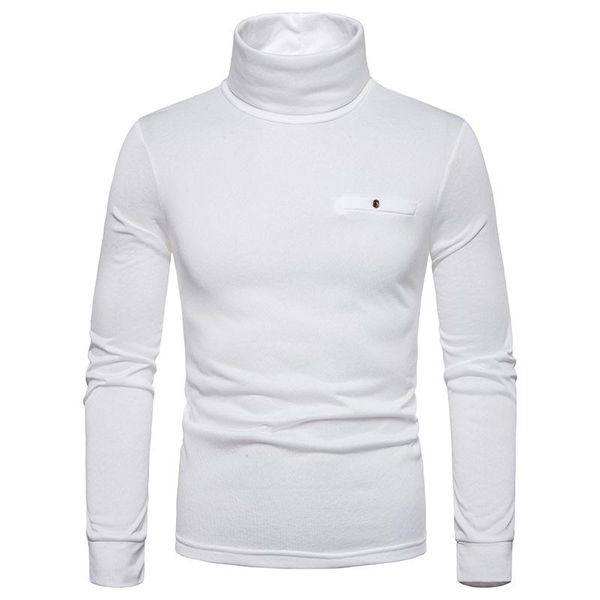 white turtleneck t shirt men 2021 brand slim fit long sleeve plus velvet tee homme hipster casual basic t-shirt xxl men's t-shirts, White;black
white turtleneck t shirt men 2021 brand slim fit long sleeve plus velvet tee homme hipster casual basic t-shirt xxl men's t-shirts, White;black