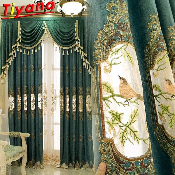light blue thick chenille semi-blackout curtains for el chinese classical luxury bird embroidery living room #vt curtain & drapes
light blue thick chenille semi-blackout curtains for el chinese classical luxury bird embroidery living room #vt curtain & drapes
