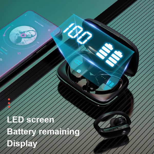 bluetooth v5.1 earphones wireless headphones with microphone sports waterproof headsets charging box for android ios led display
bluetooth v5.1 earphones wireless headphones with microphone sports waterproof headsets charging box for android ios led display