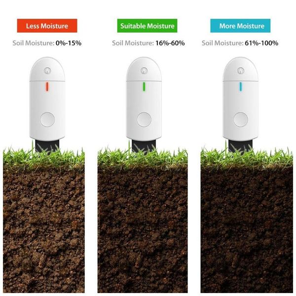 moisture meters 1pc soil sensor monitor waterproof indicator light hygrometer humidity plants flowers moist testing instrument
moisture meters 1pc soil sensor monitor waterproof indicator light hygrometer humidity plants flowers moist testing instrument