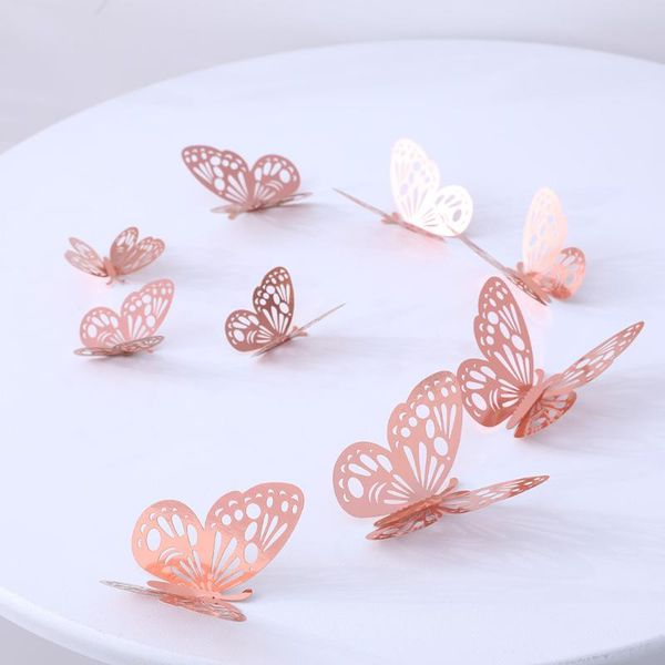 pcs/set 3d rose gold pink hollow stickers butterfly for kids rooms home wall window decor diy mariposas fridge decoration party
pcs/set 3d rose gold pink hollow stickers butterfly for kids rooms home wall window decor diy mariposas fridge decoration party