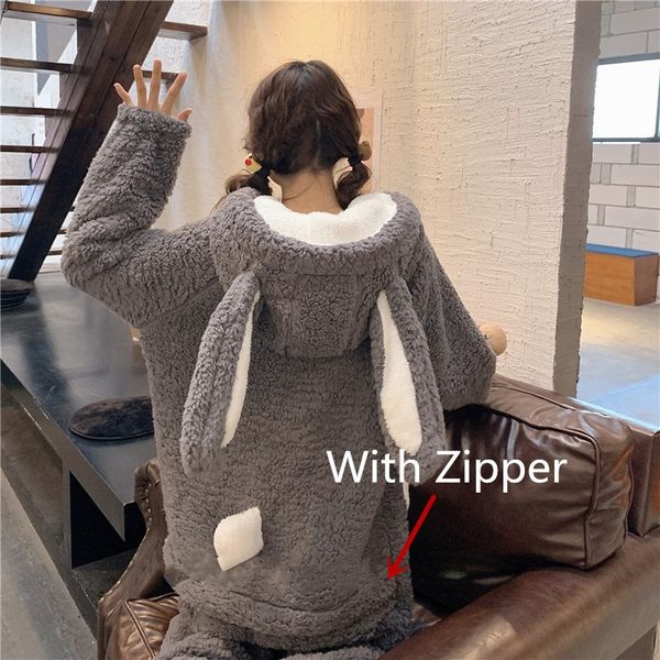 2011winter thicken onesie pajamas women warm plush kawaii animal rabbit one piece cosplay bunny homewear sleepwear jumpsuit costume, Black;white
2011winter thicken onesie pajamas women warm plush kawaii animal rabbit one piece cosplay bunny homewear sleepwear jumpsuit costume, Black;white