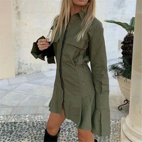 casual dresses slimming shirt dress office lady women femal ladies long sleeve mini beach elegant party, Black;gray
casual dresses slimming shirt dress office lady women femal ladies long sleeve mini beach elegant party, Black;gray