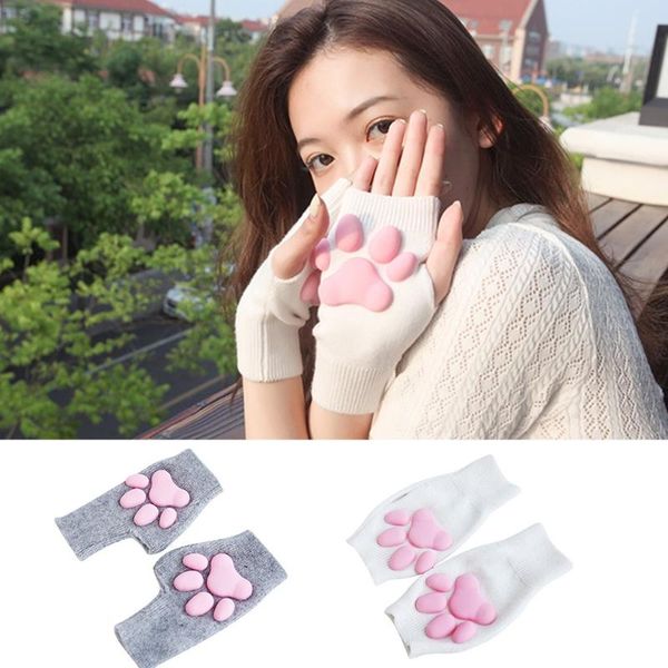 five fingers gloves 28gd uv sun protection cute cat claw fingerless arm sleeves cartoon covers for outdoors stretchy warm soft, Blue;gray
five fingers gloves 28gd uv sun protection cute cat claw fingerless arm sleeves cartoon covers for outdoors stretchy warm soft, Blue;gray