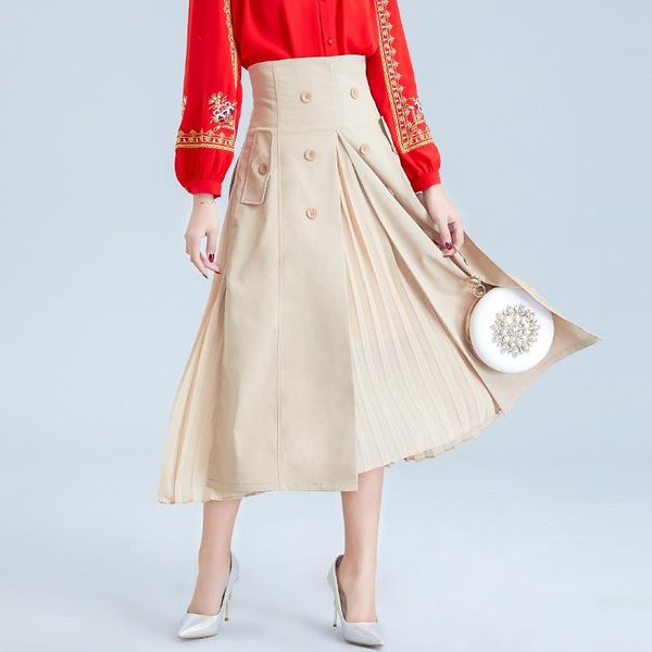 skirts 2021 spring permanent pleat heavy industry high waist women fashion casual big swing elegant skirt ol office lady, Black
skirts 2021 spring permanent pleat heavy industry high waist women fashion casual big swing elegant skirt ol office lady, Black