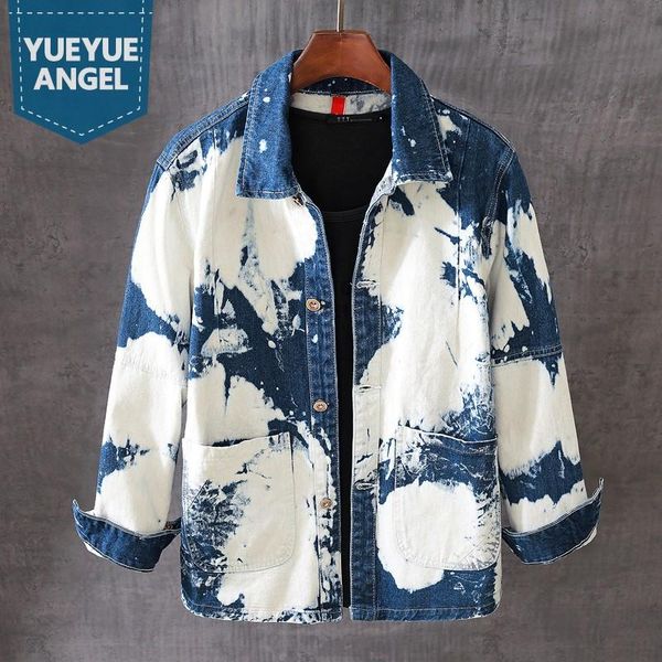 men's jackets fashion designer tie dye denim vintage streetwear personality outerwear loose fit mens casual jacket spring autumn coat, Black;brown
men's jackets fashion designer tie dye denim vintage streetwear personality outerwear loose fit mens casual jacket spring autumn coat, Black;brown