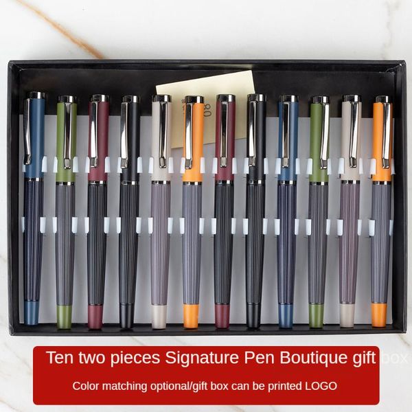 ballpoint pens 12pcs luxury stationery gifts box gel 0.5mm for teacher christmas gift signing pen office accessories, Blue;orange
ballpoint pens 12pcs luxury stationery gifts box gel 0.5mm for teacher christmas gift signing pen office accessories, Blue;orange