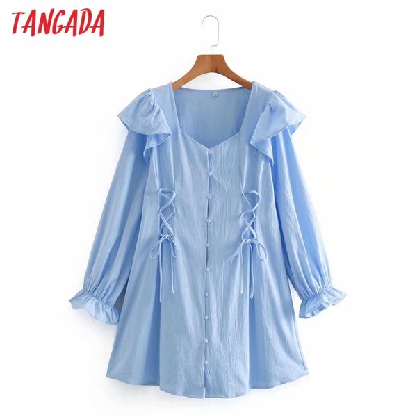 fashion women blue lace up arrival long sleeve ladies vintage mini dress vestidos xn205 210416, Black;gray
fashion women blue lace up arrival long sleeve ladies vintage mini dress vestidos xn205 210416, Black;gray