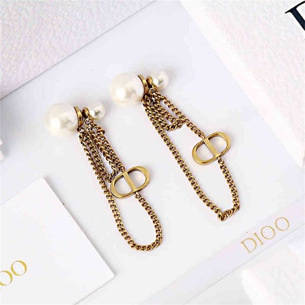 88% off wholesale store 2022 new family earrings female tassel pearl used brass earrings, Golden
88% off wholesale store 2022 new family earrings female tassel pearl used brass earrings, Golden