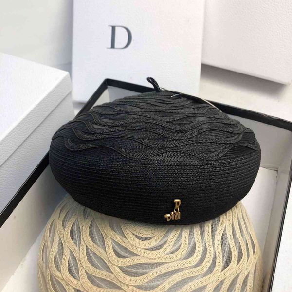 signature braided material woven mesh splicing beret designer fashion net red street octagonal artist hat, Blue;gray
signature braided material woven mesh splicing beret designer fashion net red street octagonal artist hat, Blue;gray