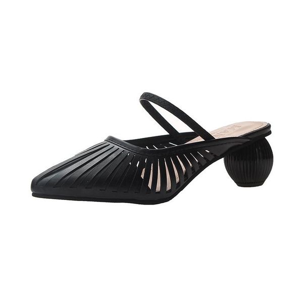 summer ladies sandals comfortable ankle hollow pointed sandalias soft beach shoes women's slippers, Black
summer ladies sandals comfortable ankle hollow pointed sandalias soft beach shoes women's slippers, Black