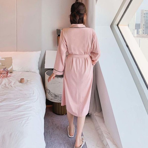 men's sleepwear pure cotton bathrobe sashes v-neck robe pajamas male men couple robes pockets long sleeve nightgown lovers couples fh14, Black;brown
men's sleepwear pure cotton bathrobe sashes v-neck robe pajamas male men couple robes pockets long sleeve nightgown lovers couples fh14, Black;brown