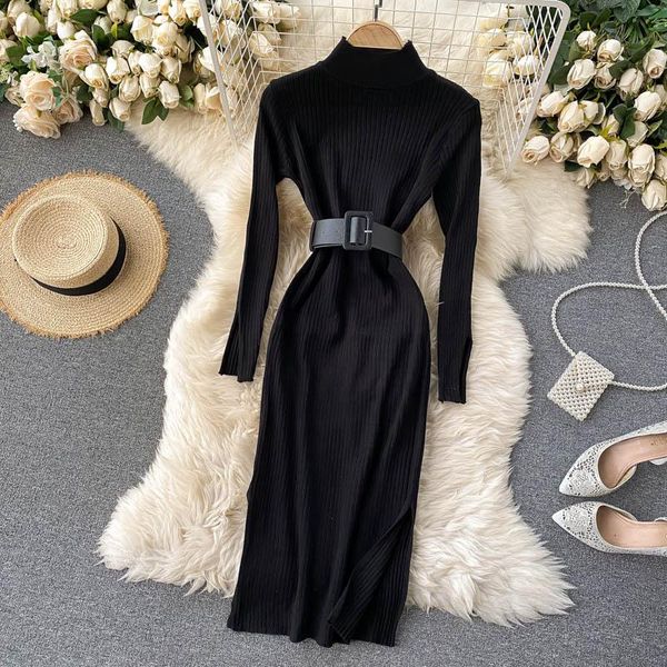 casual dresses heeylace slim turtleneck autumn bodycon bandage knitted sweater long dress winter party women tunic split, Black;gray
casual dresses heeylace slim turtleneck autumn bodycon bandage knitted sweater long dress winter party women tunic split, Black;gray