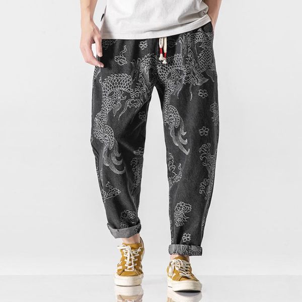 men's jeans harajuku pants streetwear hip hop denim men 2021 jogging sweatpants printing male fashion trousers 5xl, Blue
men's jeans harajuku pants streetwear hip hop denim men 2021 jogging sweatpants printing male fashion trousers 5xl, Blue