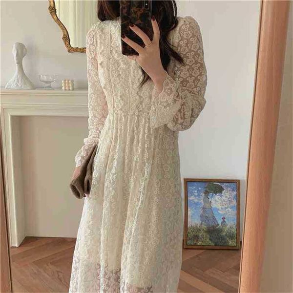all match lace solid a-line loose stylish turtleneck streetwear women chic high waist long dresses 210525, Black;gray
all match lace solid a-line loose stylish turtleneck streetwear women chic high waist long dresses 210525, Black;gray