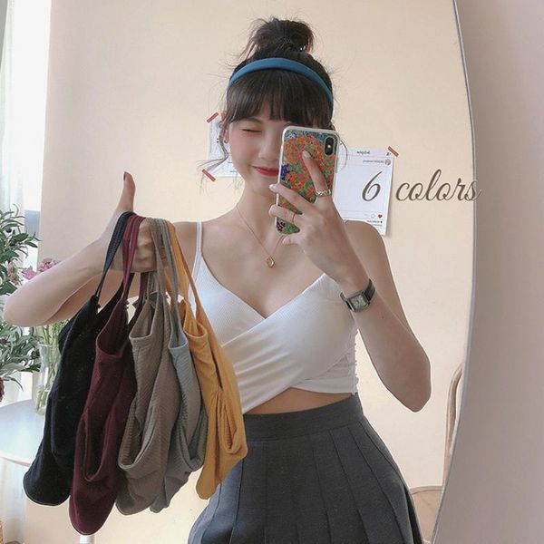 women's tanks & camis women sling tank thin breathable chest pad wearing comfortable underwear strap beautiful back camisole tube, White
women's tanks & camis women sling tank thin breathable chest pad wearing comfortable underwear strap beautiful back camisole tube, White