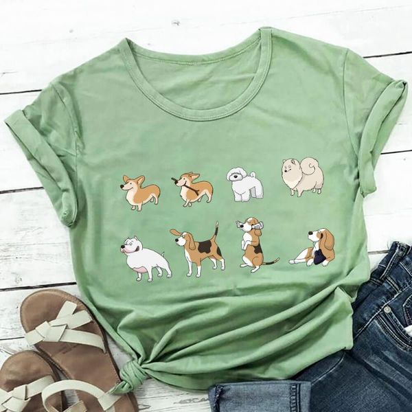 women's t-shirt cute dogs playing graphic print 100%cotton women tshirt dog mom life funny summer casual o-neck short sleeve pet lover, White
women's t-shirt cute dogs playing graphic print 100%cotton women tshirt dog mom life funny summer casual o-neck short sleeve pet lover, White