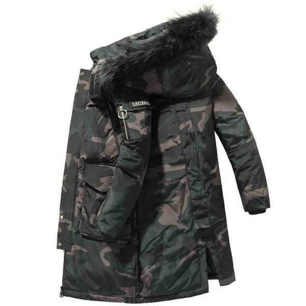 -40 degree winter puffer thick warm coat windbreaker men hooded fur collar long parkas outdoor down et, Black;white
-40 degree winter puffer thick warm coat windbreaker men hooded fur collar long parkas outdoor down et, Black;white