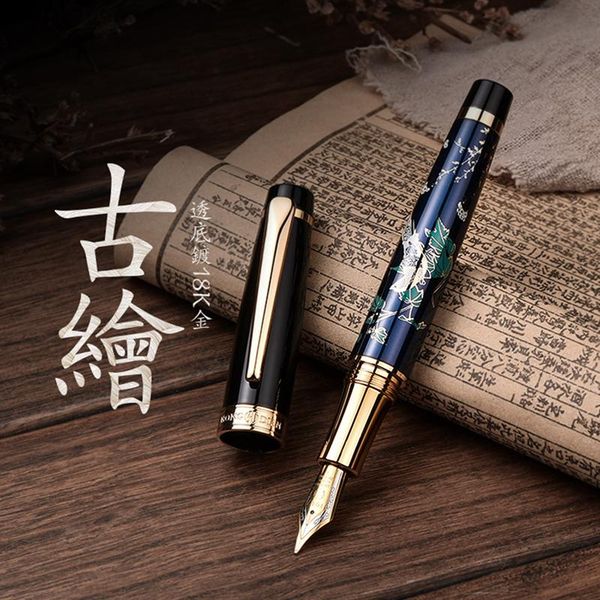 chinese style luxury elegant fountain ink pen for school office supplies writing calligraphy metal cute kawaii pens
chinese style luxury elegant fountain ink pen for school office supplies writing calligraphy metal cute kawaii pens