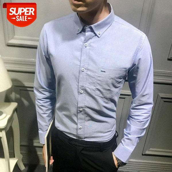 pure cotton oxford shirt men's long-sleeved spring all-match men korean style slim casual #a917, White;black
pure cotton oxford shirt men's long-sleeved spring all-match men korean style slim casual #a917, White;black