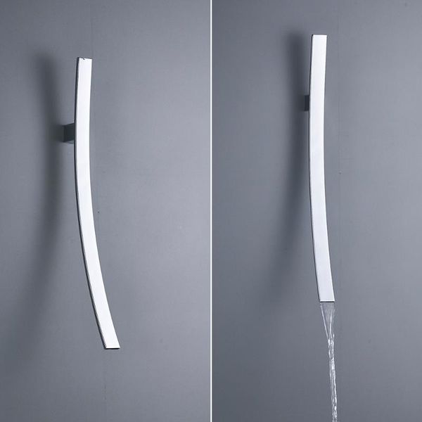 rozin wall mounted 70cm spout waterfall basin faucet single handle chrome bathroom mixer tap concealed sink torneira faucets
rozin wall mounted 70cm spout waterfall basin faucet single handle chrome bathroom mixer tap concealed sink torneira faucets