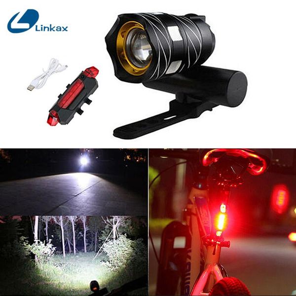 lumen usb rechargeable bike light bicycle front and rear t6 led lights set anti-glare safety near/far fits all bikes portable lanterns
lumen usb rechargeable bike light bicycle front and rear t6 led lights set anti-glare safety near/far fits all bikes portable lanterns