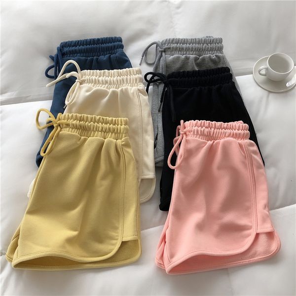 women's shorts 2021 summer new elastic waist show thin solid color cotton leisure sports wide leg a-line pants female, White;black
women's shorts 2021 summer new elastic waist show thin solid color cotton leisure sports wide leg a-line pants female, White;black