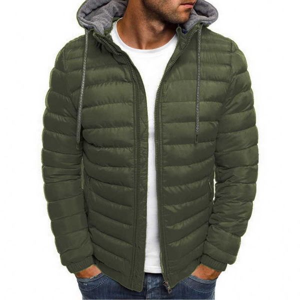 mens fashion winter hooded jackets coat padded thicken warm lightweight parkas males solid color windproof jackets t200117, Black
mens fashion winter hooded jackets coat padded thicken warm lightweight parkas males solid color windproof jackets t200117, Black