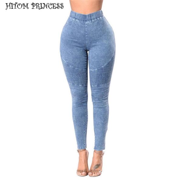 elastic women jeans push up high waist for streetwear denim femme pleated skinny pencil pants women's, Blue
elastic women jeans push up high waist for streetwear denim femme pleated skinny pencil pants women's, Blue