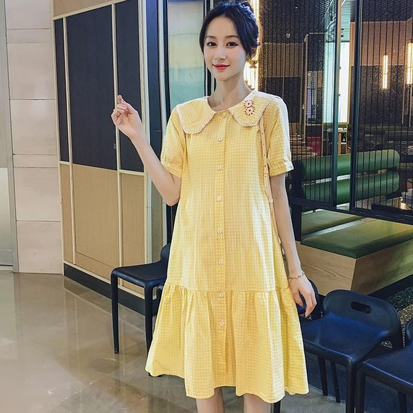 arrive summer maternity dress woman cute loose version large size dresses pregnant clothing md-02895, White
arrive summer maternity dress woman cute loose version large size dresses pregnant clothing md-02895, White