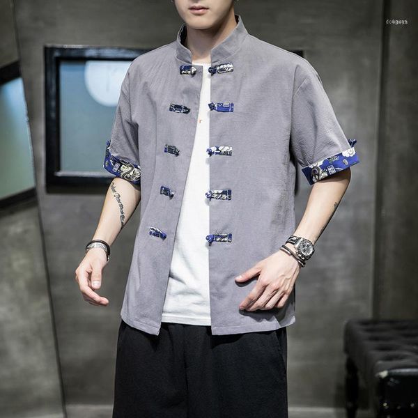 summer chinese style shirt men short sleeve mandarin collar cardigan large size loose casual traditional hanfu shirts1, White;black
summer chinese style shirt men short sleeve mandarin collar cardigan large size loose casual traditional hanfu shirts1, White;black