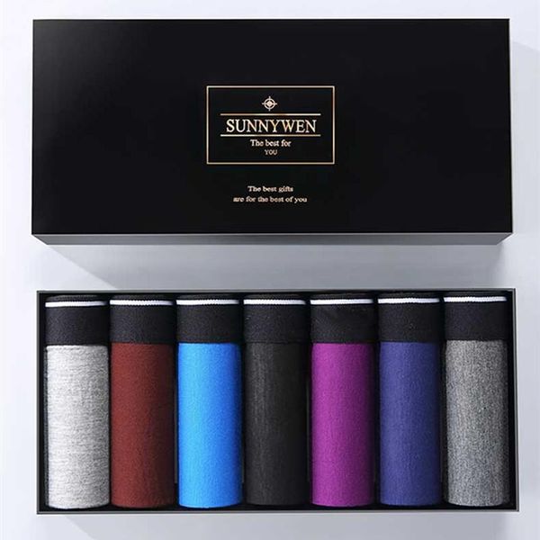 underpants 2021 pure color men shorts set comfortable cotton casual underwear combination 7pcs, Black;white
underpants 2021 pure color men shorts set comfortable cotton casual underwear combination 7pcs, Black;white