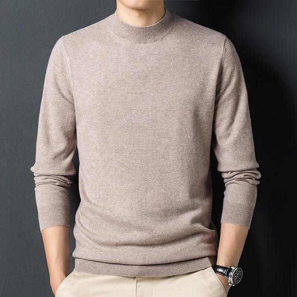 men's sweaters semi-turtle neck pure wool sweater cashmere korean version of the bottoming thin large size in autumn and winter, White;black
men's sweaters semi-turtle neck pure wool sweater cashmere korean version of the bottoming thin large size in autumn and winter, White;black
