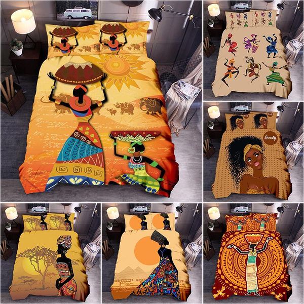 bedding sets 3d retro exotic africa tribal women duvet cover with pillow set single king all size bed home textiles
bedding sets 3d retro exotic africa tribal women duvet cover with pillow set single king all size bed home textiles