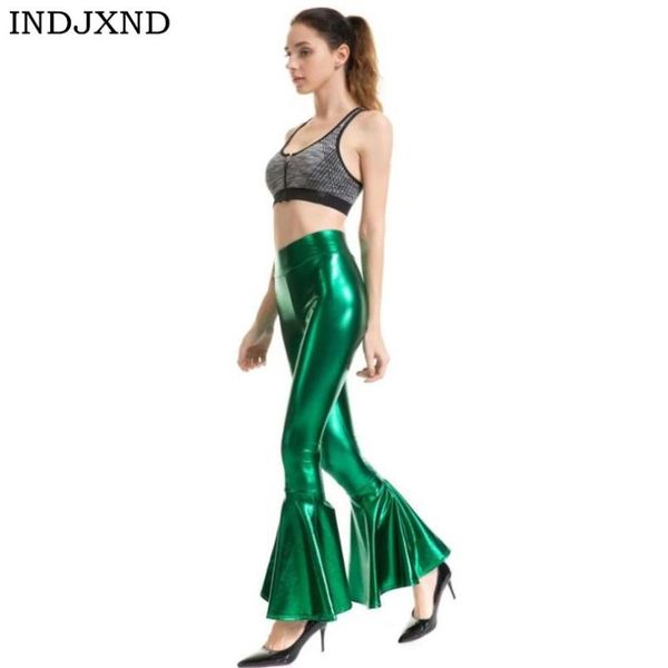 women's leggings indjxnd women wide leg bright leather high waist slim long pants glitter legging nightclub horn trousers, Black
women's leggings indjxnd women wide leg bright leather high waist slim long pants glitter legging nightclub horn trousers, Black