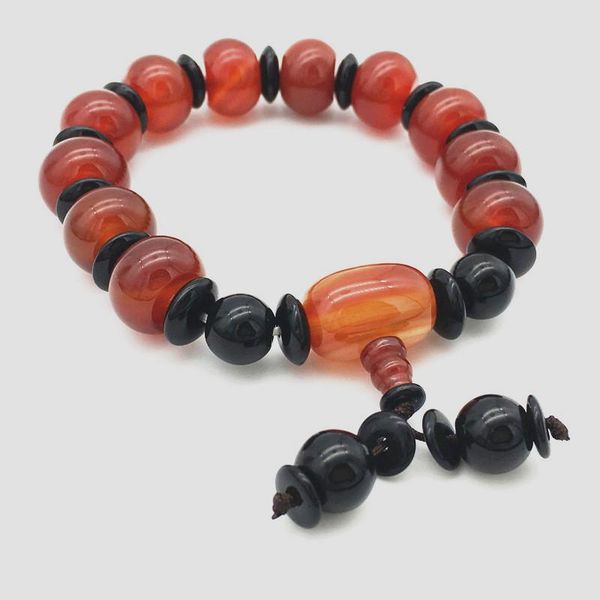 beaded, strands fashionable joker 14mm natural noxy bead bracelet 2pcs bungee cord men and women, Black
beaded, strands fashionable joker 14mm natural noxy bead bracelet 2pcs bungee cord men and women, Black